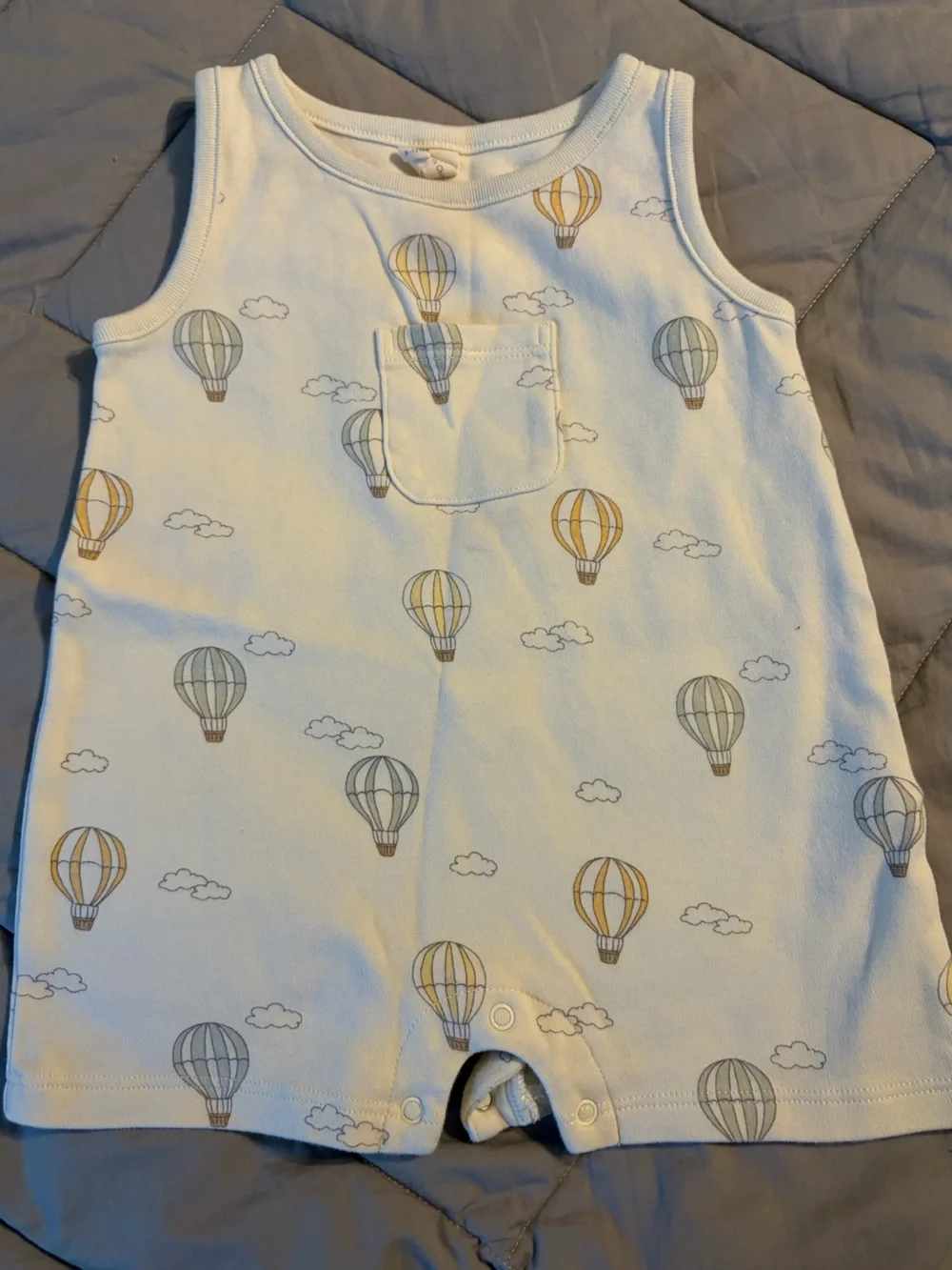 NWOT Quincy Mae Tank Top Romper size 6-12 months